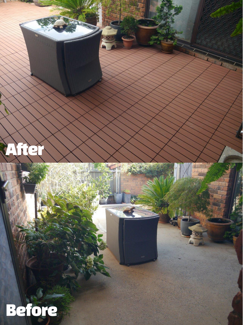Decking tiles in Sydney, Australia