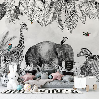 Kids Peel and Stick wallpaper Self adhesive wallpaper -Luzen&Co