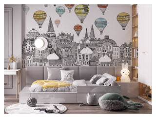 Kids Peel and Stick wallpaper Self adhesive wallpaper -Luzen&Co