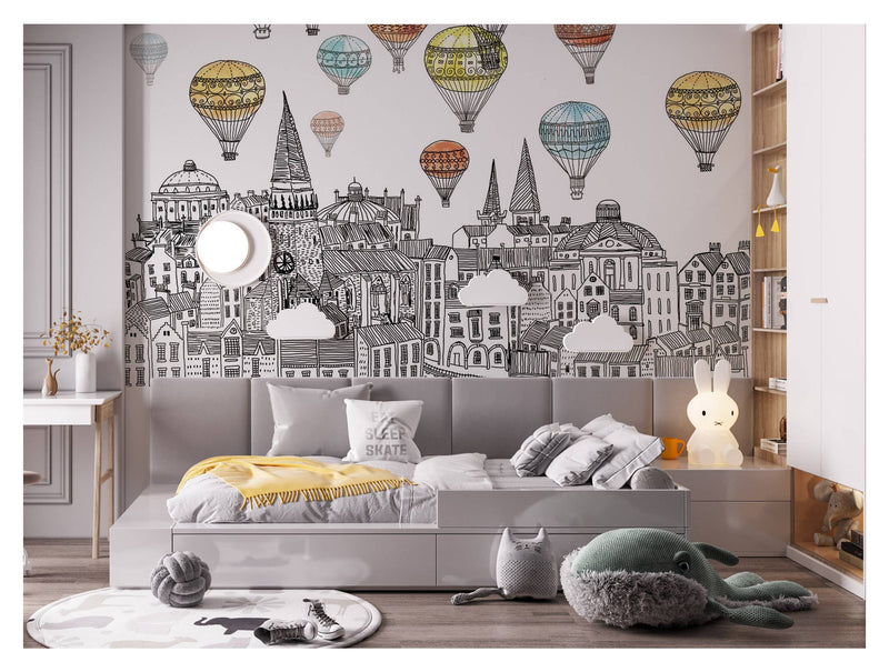 Kids Peel and Stick wallpaper Self adhesive wallpaper -Luzen&Co