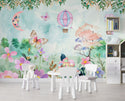 Butterfly and Elephant Self adhesive kids Wallpaper