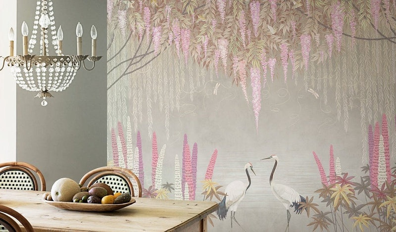 Tropical Self adhesive wallpaper, Nature Peel and stick Wallpaper - Luzen&Co