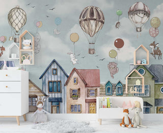 Kids Self adhesive wallpaper Peel and Stick wallpaper  - Luzen&Co