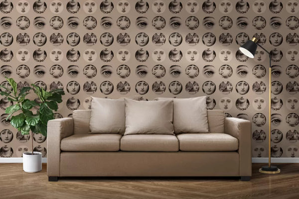 Vintage Retro Bedroom Wall Mural Wallpaper Australia -Luzen and co