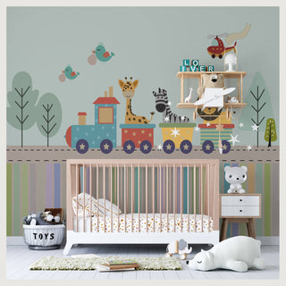 Kids Peel and Stick wallpaper Self adhesive wallpaper -Luzen&Co