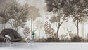 Deer In The Forest Modern Self adhesive Wallpaper
