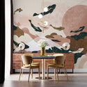 Soft Fishes and Sky Collage Wall Mural Wallpaper - Australia Luzenandco