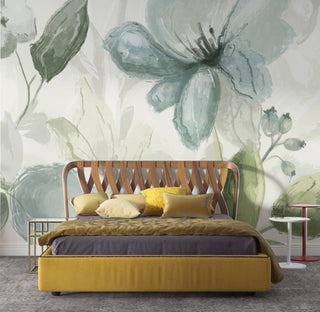 Floral Vintage Self adhesive wallpaper, Flower Peel and stick Wallpaper in Australia - Luzen&Co