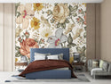 Floral Vintage Self adhesive wallpaper Flower Peel and stick Wallpaper - Luzen&Co