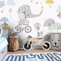Rabbit Kids Peel and Stick wallpaper Self adhesive wallpaper -Luzen&Co