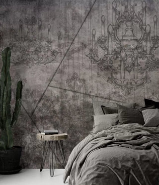 Antique Baroque Pattern Wall Mural Wallpaper
