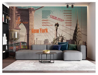 Ancient Roma Pattern 3D Wall Mural Wallpaper - Australia Luzenandco