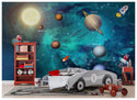 Blue Space Self adhesive Wallpaper