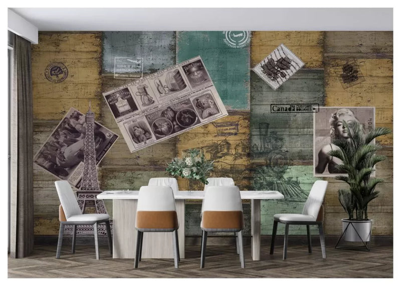 Retro Style Marilyn Monroe Peel and Stick Wallpaper