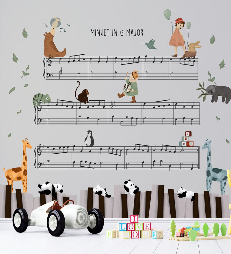 Kids Peel and Stick wallpaper Self adhesive wallpaper -Luzen&Co