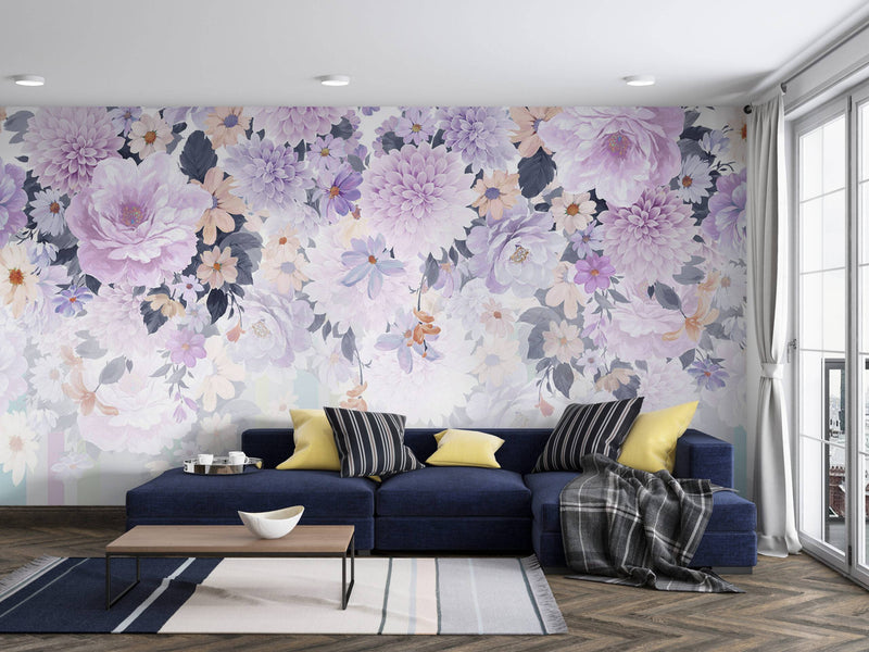 Roses Wall Peel and stick Wallpaper