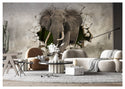 Elephant Crashes Wall Mural Wallpaper - Luzen&Co