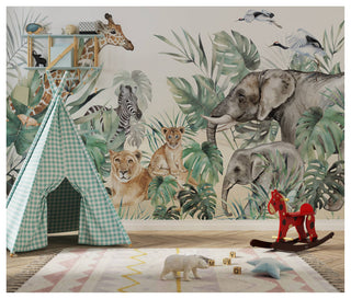 Animals Kids Wall poster, Wall sticker, Wall poster, Wall Decal - Luzen&co