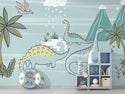 Dinosaur Life into Nature Wallpaper, Wall sticker, Wall poster, Wall Decal