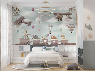 Kids Peel and Stick wallpaper Self adhesive wallpaper -Luzen&Co