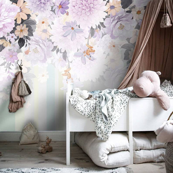 Roses Wall Peel and stick Wallpaper