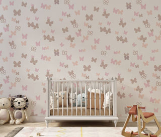 Butterfly Wallpaper for Kids Room, Wall sticker, Wall poster, Wall Decal - Luzen&co