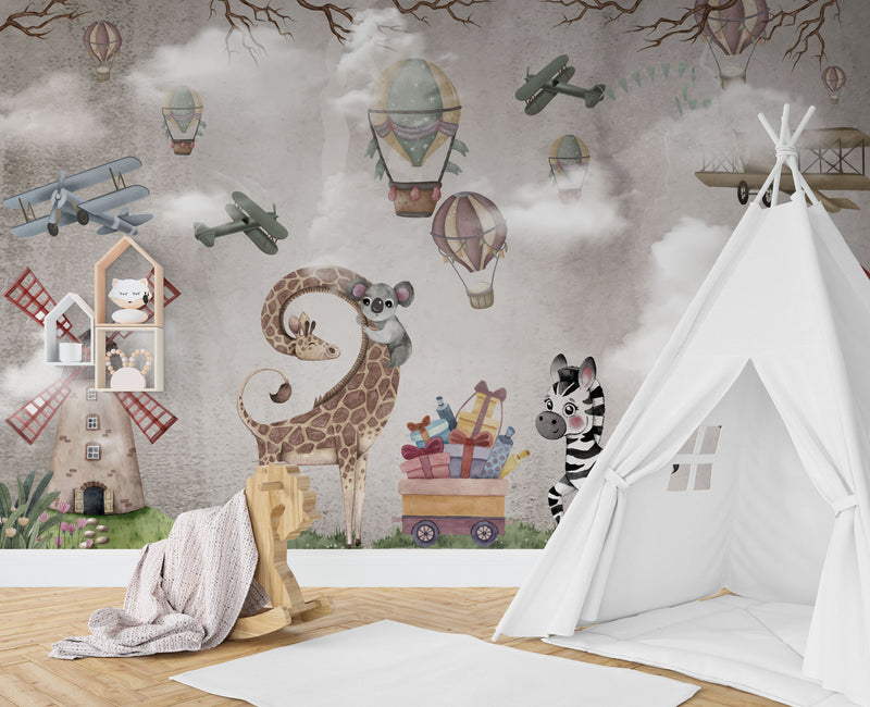 Kids Self adhesive wallpaper Peel and Stick wallpaper in Australia - Luzen&Co