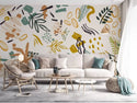 Yellow Tones Teenage Modern Wall Mural Wallpaper