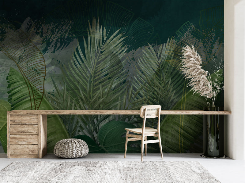 Tropical Self adhesive Wallpaper Peel and stick Mural wallpaper in Australia - Luzen&Co
