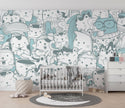 Kids Peel and Stick wallpaper Self adhesive wallpaper -Luzen&Co