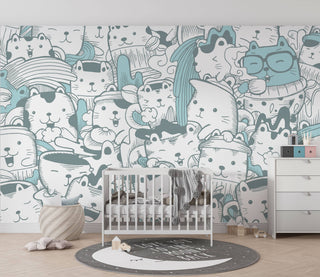 Kids Peel and Stick wallpaper Self adhesive wallpaper -Luzen&Co