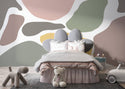 Colorful Huge Dots Wallpaper, Wall sticker, Wall poster, Wall Decal - Luzen&co
