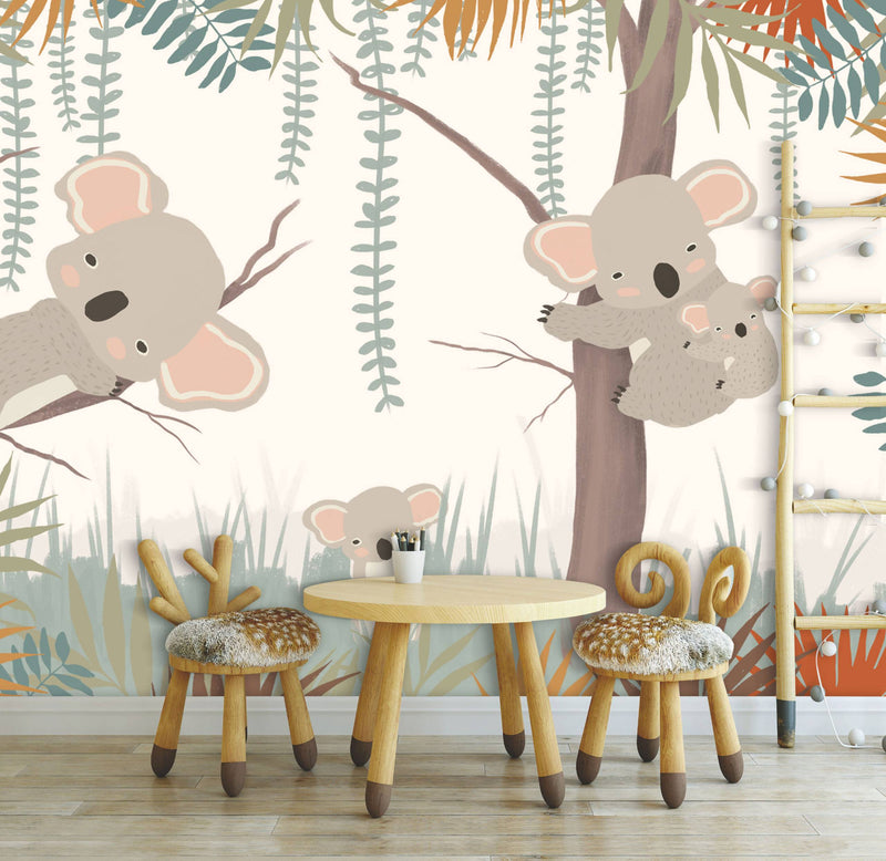 Koala Kids Self Adhesive Wallpaper, Wall sticker, Wall poster, Wall Decal - Luzen&co
