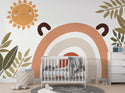 Rainbow and Sun Kids Wallpaper, Wall sticker, Wall poster