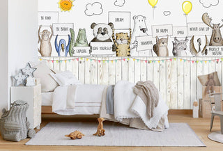 Kids Peel and Stick wallpaper Self adhesive wallpaper -Luzen&Co