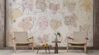 Hairdressers Make Up Studios Wall Mural Self Adhesive Wallpaper - luzenandco