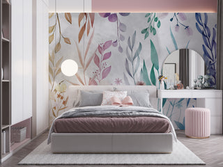 Floral Vintage Self adhesive wallpaper Flower Peel and stick Wallpaper - Luzen&Co
