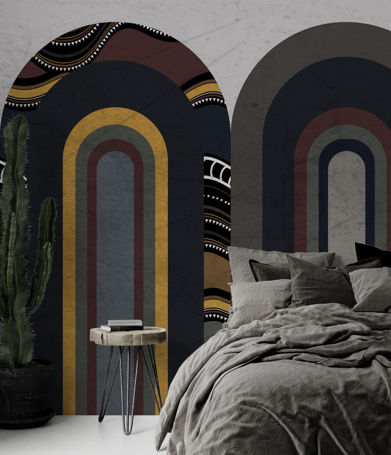 Authentic Patterns Geometric Wallpaper