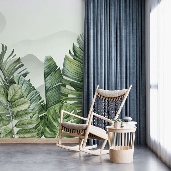 Tropical Self adhesive Wallpaper Peel and stick Mural wallpaper in Australia - Luzen&Co