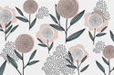 Pink Patterned Flower Wallpaper