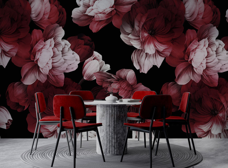 Pink and Red Roses Wallpaper