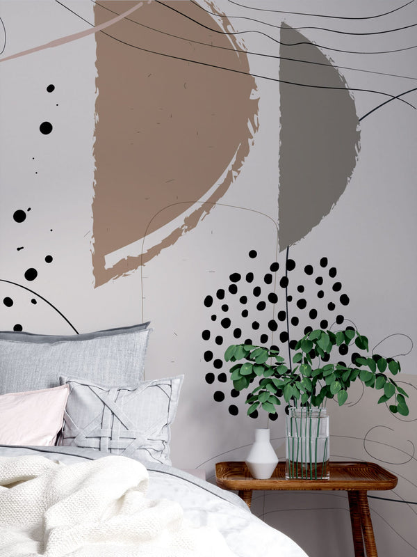 Geometric Abstract Pattern Wallpaper - Luzenandco