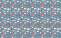 Hot Air Balloon And Plane Self adhesive Wallpaper