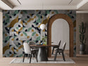 Geometric 3D effect Peel and Stick Wallpaper