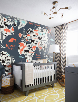 Kids Peel and Stick wallpaper Self adhesive wallpaper -Luzen&Co