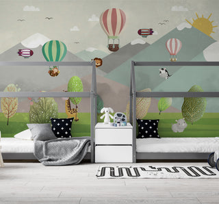 Mountain View Kids Self adhesive Wallpaper