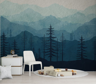 Mountain Landscape Self adhesive Wallpaper