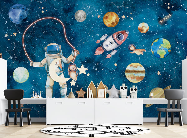 Kids Planet Wallpaper, Wall sticker
