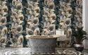 Leaf Column Self adhesive Wallpaper - Luzen&Co
