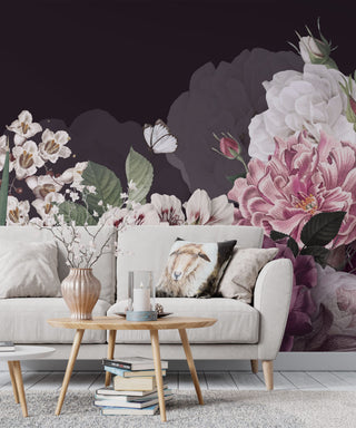 Floral Vintage Self adhesive wallpaper Flower Peel and stick Wallpaper - Luzen&Co